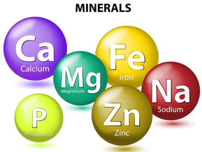 Minerals and health benefits
