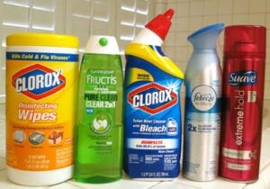 Toxins in cleaning products. Products